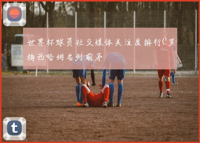 世界杯球员社交媒体关注度排行C罗梅西哈姆名列前茅